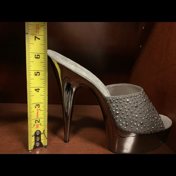New Rhinestone Pleaser Heels Size 11 - Picture 6 of 6